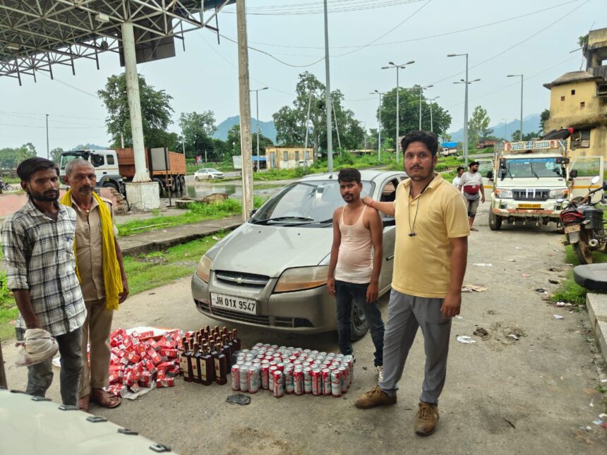 शराब तस्करों की कोशिश नाकाम, नवादा के रजौली चेकपोस्ट पर बड़ी बरामदगी...