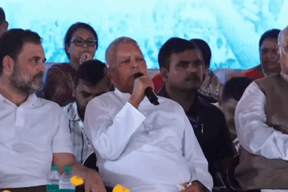 लालू प्रसाद यादव ने बीजेपी को 'चोर' बताया, राहुल गांधी से मिलकर बीजेपी को उखाड़ फेंकने की अपील की