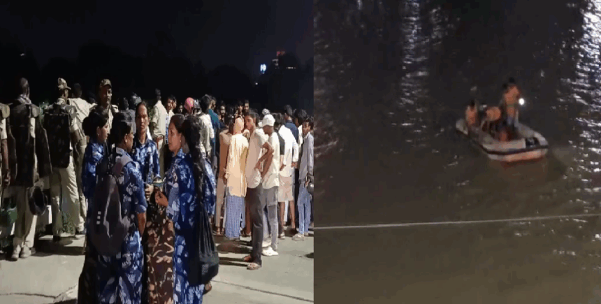 पटना के मरीन ड्राइव पर युवक ने गंगा में लगाई छलांग, खोजबीन जारी