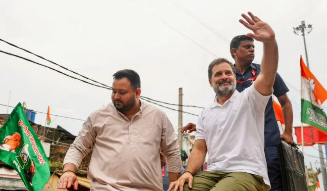 बिहार में 'वोटर अधिकार यात्रा' का 13वां दिन: राहुल-तेजस्वी पहुंचे गोपालगंज, सचिन पायलट भी हुए शामिल