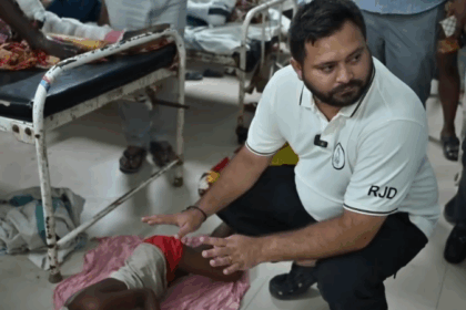 तेजश्वी यादव का आधी रात को पूर्णिया मेडिकल कॉलेज में औचक निरिक्षण