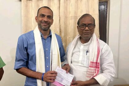 श्याम बिहारी का सियासी दांव, जेडीयू छोड़ थामा कांग्रेस का हाथ...