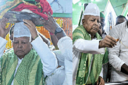 लालू यादव की चादरपोशी से गरमाई बिहार की सियासत, जदयू-भाजपा ने लगाया 'तुष्टिकरण' का आरोप