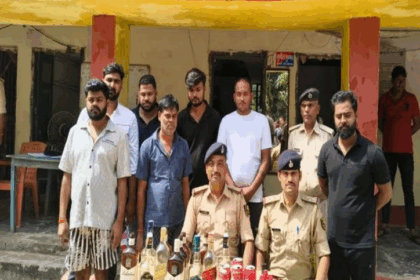 मोतिहारी में हाई-प्रोफाइल शराब पार्टी पर पुलिस का छापा: राजद नेता का बेटा समेत 7 रईसजादे गिरफ्तार