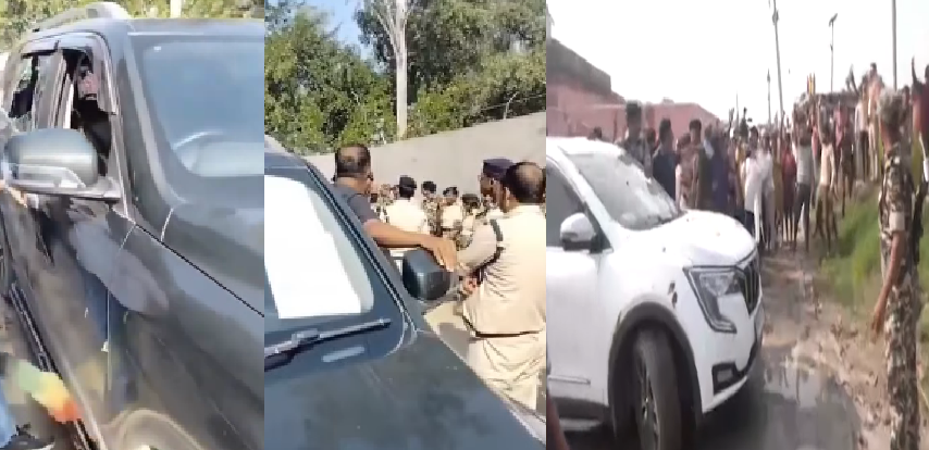 लखीसराय में डिप्टी सीएम विजय सिन्हा के काफिले पर हमला, फेंके गए पत्थर और गोबर; चुनाव आयोग का DGP को कड़ा निर्देश