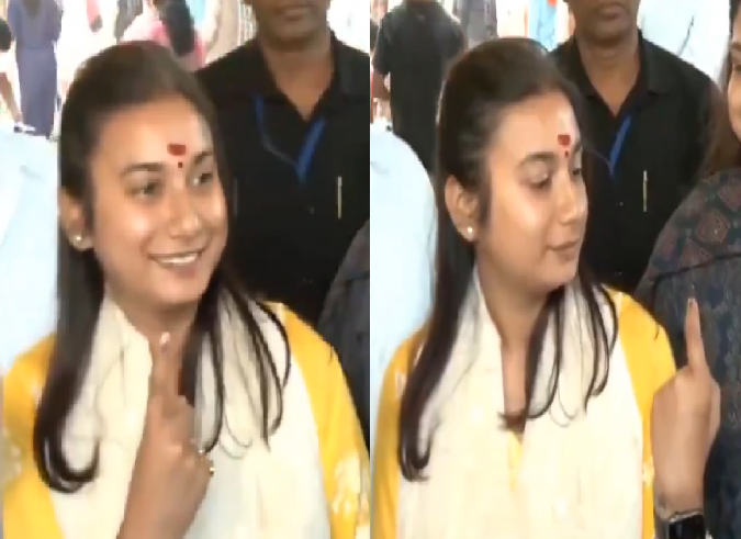 सांसद शांभवी चौधरी पर लगा 'दो बार वोट डालने' का गंभीर आरोप, दोनों हाथों पर स्याही दिखने से मचा सियासी घमासान