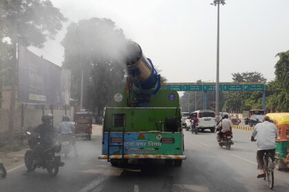 पटना में AQI काबू करने की कोशिशें बढ़ीं! स्प्रिंकलर - स्मोक गन के साथ नगर निगम मैदान में…