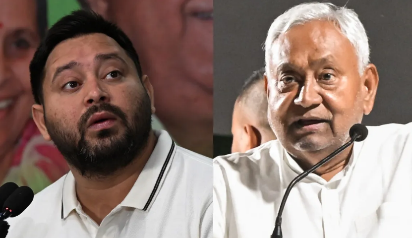 मतदान के बीच NDA कार्यकर्ताओं का हौसला बढ़ाने पहुंचे नीतीश; तेजस्वी ने साधा 20 साल के शासन पर निशाना