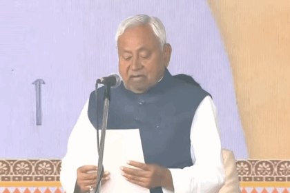 नीतीश कुमार 10वीं बार बने बिहार के मुख्यमंत्री, गांधी मैदान में NDA के 26 मंत्रियों ने ली शपथ