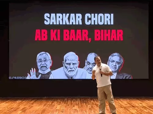 हरियाणा के बाद बिहार में भी वोटर लिस्ट विवाद, राहुल गांधी ने मंच से उठाया बड़ा सवाल