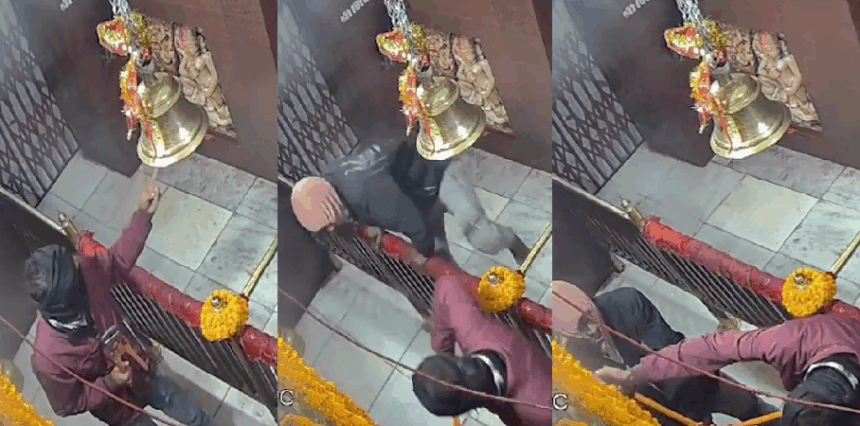 सिद्धपीठ थावे मंदिर में सनसनीखेज चोरी: गर्भगृह से माता का सोने का मुकुट और आभूषण ले उड़े चोर, सुरक्षा व्यवस्था फेल