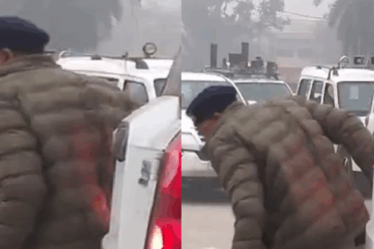 पटना में CM नीतीश के कारकेड से हादसा: ड्यूटी पर तैनात DSP को गाड़ी ने मारी टक्कर, सड़क पर गिरे पुलिस अफसर
