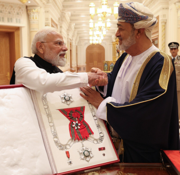 प्रधानमंत्री मोदी को ओमान का सर्वोच्च नागरिक सम्मान 'ऑर्डर ऑफ ओमान', भारत-ओमान संबंधों को नई दिशा देने की पहल