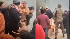बसंत गांव में दारोगा की पिटाई, पोखर विवाद में सरपंच समेत आरोपी फरार...