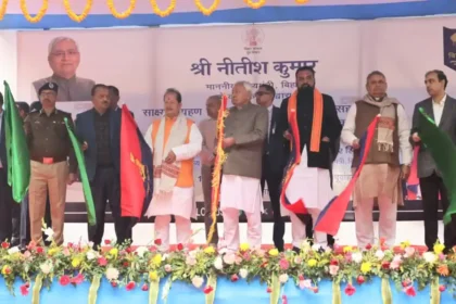 नीतीश ने 34 मोबाइल फॉरेंसिक लैब वाहनों को किया फ्लैग ऑफ, अब मिनटों में घटनास्थल पर पहुंचेगी टीम…