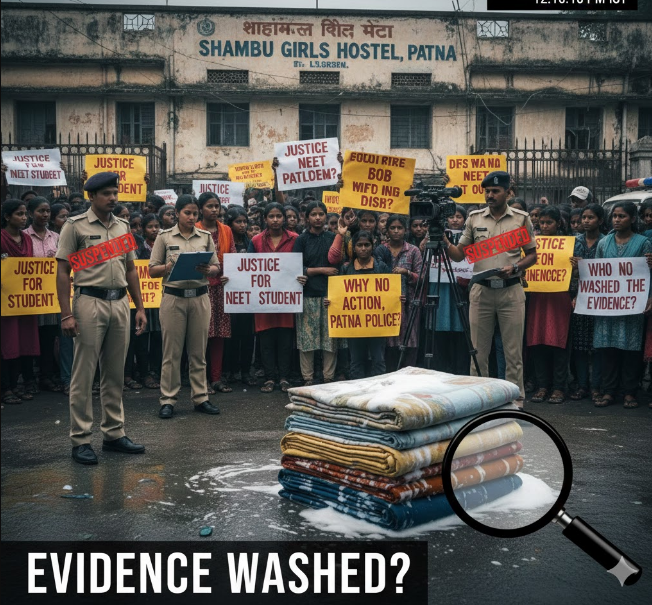 Patna NEET Student Rape Case : साक्ष्यों से छेड़छाड़ करने वाले दो पुलिस अधिकारी निलंबित, SIT जांच में बड़ा खुलासा