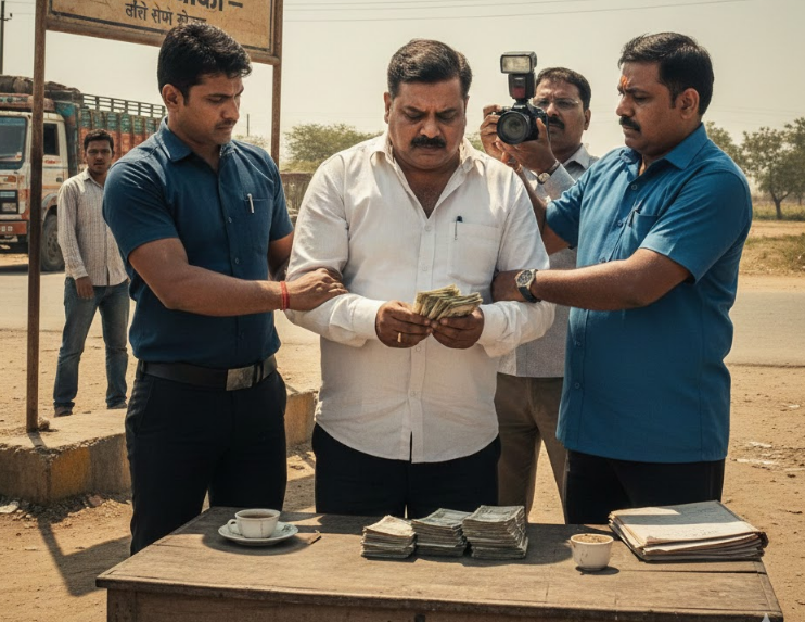बिहार परिवहन विभाग का बड़ा एक्शन: अवैध वसूली में फंसे ESI गिरफ्तार, विभाग ने थमाया निलंबन पत्र