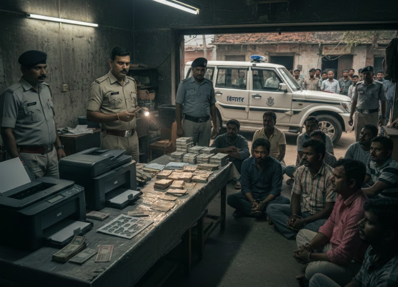 Bihar Crime: मोतिहारी में 25 लाख की जाली करेंसी के साथ इंटरनेशनल सिंडिकेट का भंडाफोड़, 10 गिरफ्तार