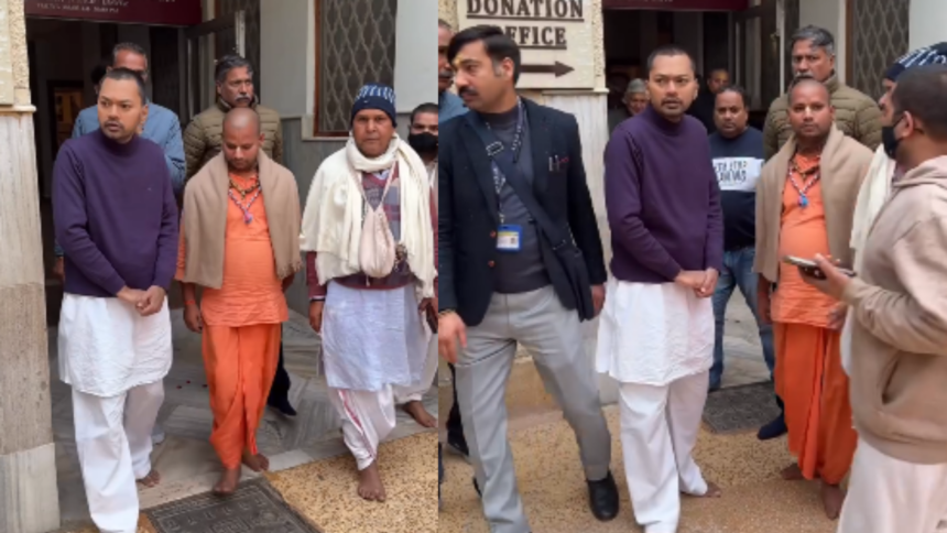 सादगी की मिसाल: बिना सुरक्षा और वीआईपी तामझाम के वृंदावन की गलियों में दिखे सीएम नीतीश के बेटे निशांत, ई-रिक्शा से किया भ्रमण