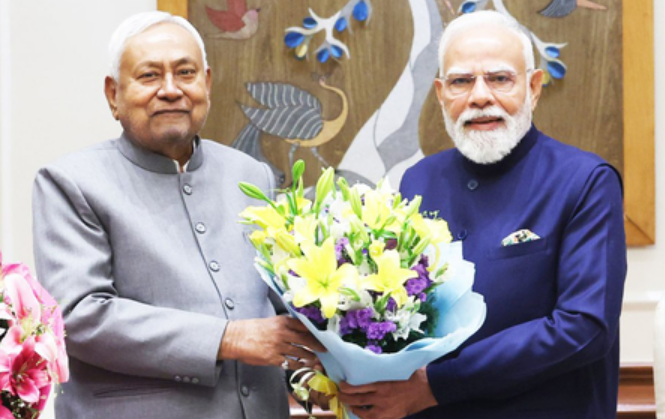 PM मोदी ने दी नीतीश कुमार को 75वें जन्मदिन की बधाई