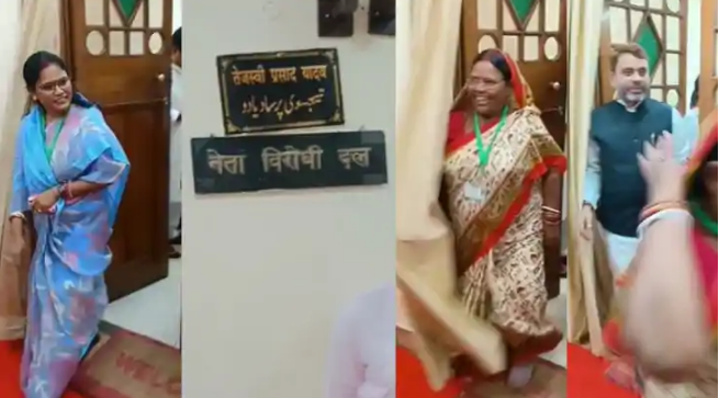 NDA को लगेगा बड़ा झटका? तेजस्वी यादव के चेंबर में दिखीं मांझी की 2 महिला विधायक, क्या पलट जाएगा राज्यसभा का पासा?...